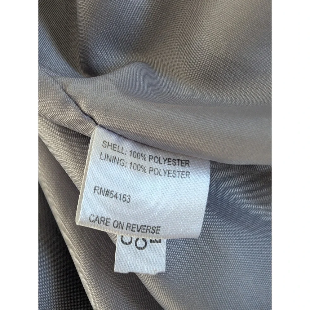 Calvin Klein Mens Black‎ Full Zip Collared Jacket Lightweight XL